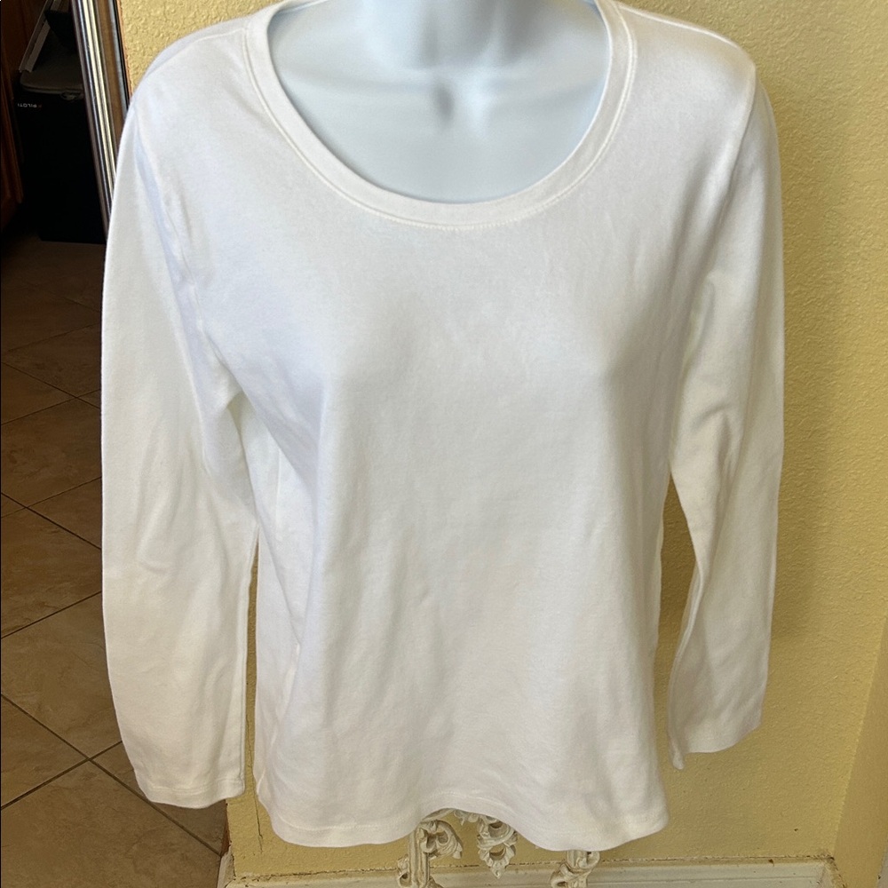 White and stag Classic White Women's Top